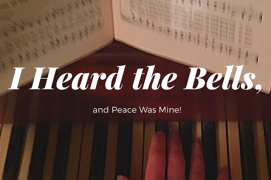 Piano Keys, Hymnal, and a Message of Peace