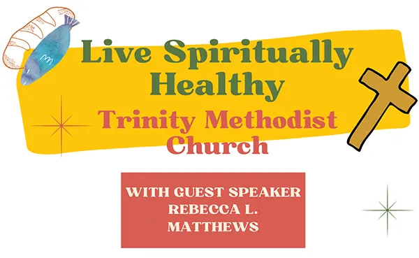 Event Graphic showing bread, cross and crown of thorns